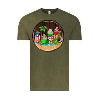 Vintage Olive puerto rico coasters Vintage Tee - AdoDesignShop