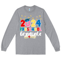 Heather Grey 2024 preschool graduate Long Sleeve Tee - JahusDesignShop