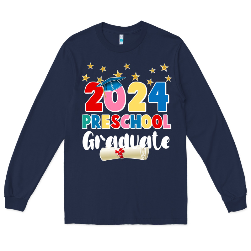 2024 Preschool Graduate Long Sleeve Tee by JahusDesignShop | Teevron