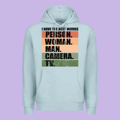 Person Woman Man Camera Tv Premium Hoodie Designed By Bettercallsaul