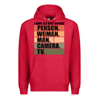 Cardinal Person Woman Man Camera Tv Premium Hoodie - Bettercallsaul