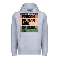 Heather Grey Person Woman Man Camera Tv Premium Hoodie - Bettercallsaul