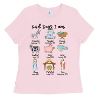 God Says I Am Ladies Tee | Teevron