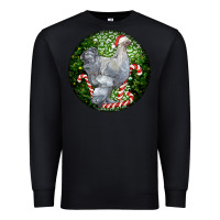 Black brahma chicken christmas Premium Sweatshirt - LillyAllenDesigns