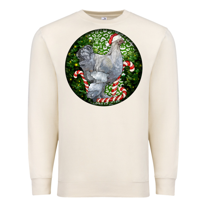 Brahma Chicken Christmas Premium Sweatshirt by LillyAllenDesigns | Teevron