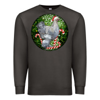 Smoke brahma chicken christmas Premium Sweatshirt - LillyAllenDesigns