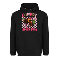 Black cowboy take me away Heavyweight Hoodie - LillyAllenDesigns