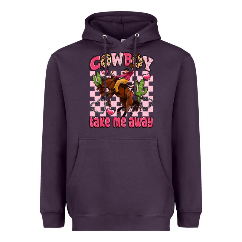Cowboy Take Me Away Heavyweight Hoodie by LillyAllenDesigns | Teevron