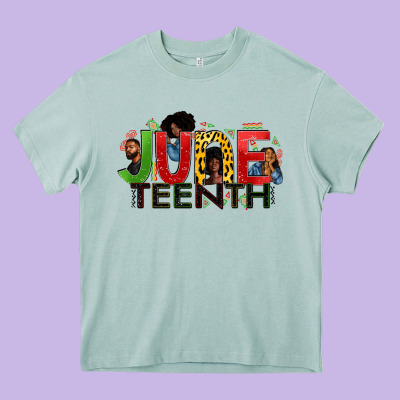 June Teenth Heavy Core Tee Designed By Zillion Design Studio