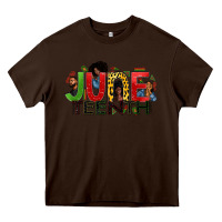Chocolate Brown JUNE TEENTH Heavy Core Tee - Zillion Design Studio