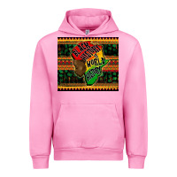 Fuchsia Pink black history is world history Urban Hoodie - CowGirlArtShop