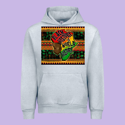 Black History Is World History Urban Hoodie Designed By Cowgirlartshop