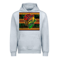 Heather Grey black history is world history Urban Hoodie - CowGirlArtShop