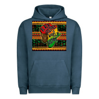 Pigment Midnight Navy black history is world history Urban Hoodie - CowGirlArtShop