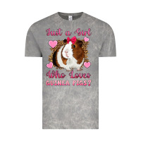 Cloud Rock Just A Girl Love Who Loves Guinea Pigs Vintage Tee - Artiststas