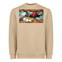 Snow Truck Sippy Cup Heavyweight Sweatshirt | Teevron