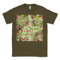 Army Green The Grinch Seamless Classic Tee - CowhideDigitalArt