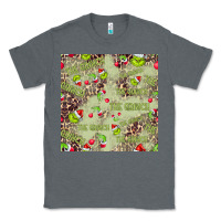 Charcoal Heather The Grinch Seamless Classic Tee - CowhideDigitalArt