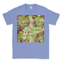 Colony Blue The Grinch Seamless Classic Tee - CowhideDigitalArt