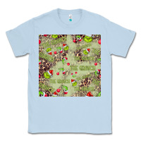 Dusty Blue The Grinch Seamless Classic Tee - CowhideDigitalArt
