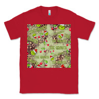 Red The Grinch Seamless Classic Tee - CowhideDigitalArt