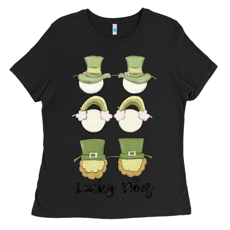 Lucky Vibes Ladies Tee by MaliasSmallBusiness | Teevron