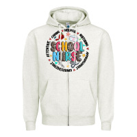 School Nurse Zipper Hoodie | Teevron