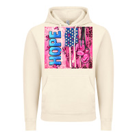 Vintage Artic hope  breast cancer and american flag Vintage Hoodie - AdoDesignShop