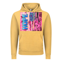 Vintage Mustard hope  breast cancer and american flag Vintage Hoodie - AdoDesignShop