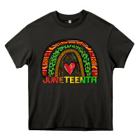Asphalt juneteenth rainbow Heavy Core Tee - Zillion Design Studio