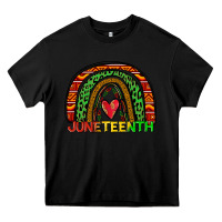Black juneteenth rainbow Heavy Core Tee - Zillion Design Studio