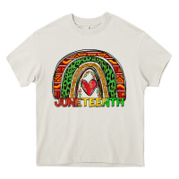 Cream juneteenth rainbow Heavy Core Tee - Zillion Design Studio