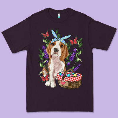 Premium Tee easter beagle