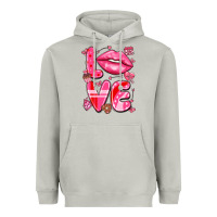 Moon Dust love with lips Heavyweight Hoodie - LillyAllenDesigns