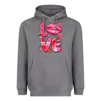 Storm love with lips Heavyweight Hoodie - LillyAllenDesigns