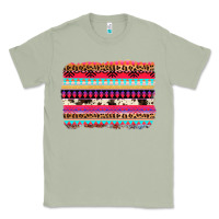Matcha aztec western leopard cowhide background Classic Tee - AdoDesignShop