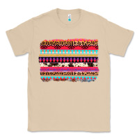 Mushroom aztec western leopard cowhide background Classic Tee - AdoDesignShop