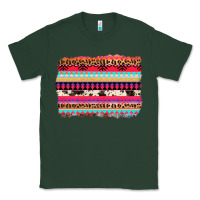 Sports Green aztec western leopard cowhide background Classic Tee - AdoDesignShop