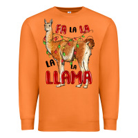 Carrot christmas llama Premium Sweatshirt - LillyAllenDesigns