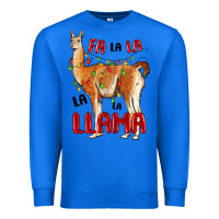 True Royal christmas llama Premium Sweatshirt - LillyAllenDesigns