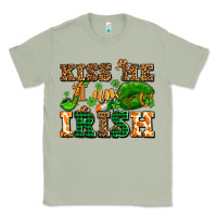 Matcha kiss me i am irish  with lips and shamrocks Classic Tee - AdoDesignShop
