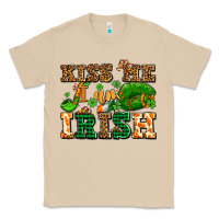 Mushroom kiss me i am irish  with lips and shamrocks Classic Tee - AdoDesignShop