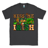 Smoke kiss me i am irish  with lips and shamrocks Classic Tee - AdoDesignShop