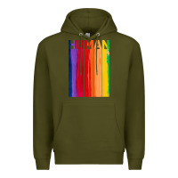 Army Green Human Premium Hoodie - Bettercallsaul