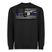 Black thin blue line police car sippy cup Heavyweight Sweatshirt - Artiststas