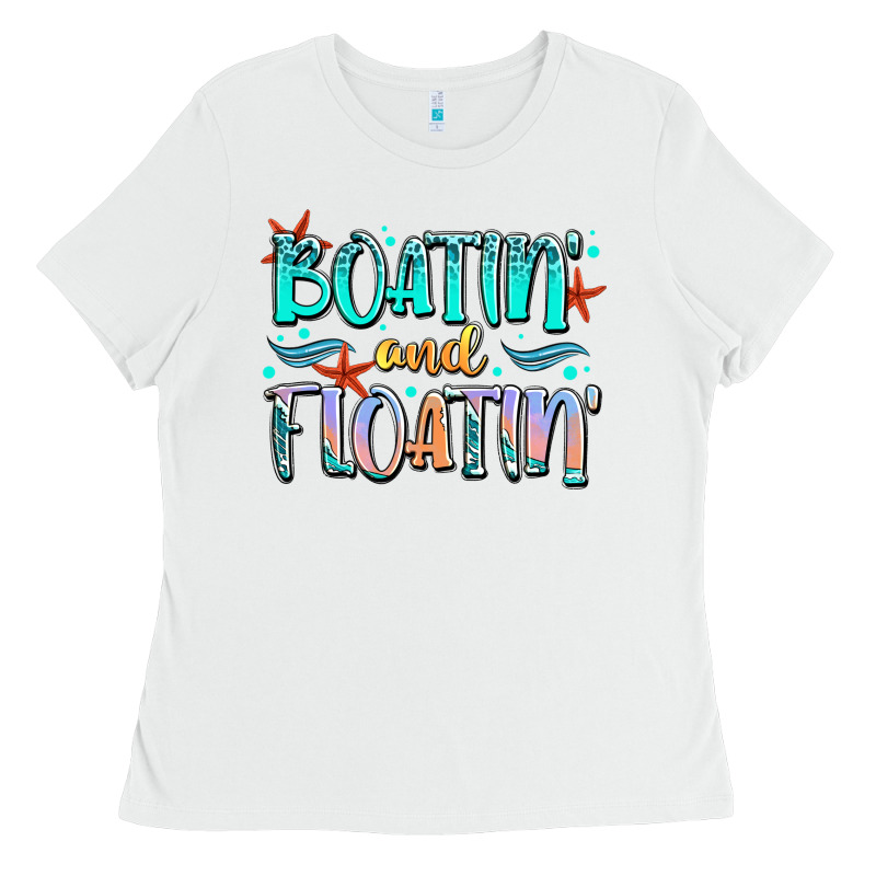 Boatin' And Floatin' Ladies Tee by JahusDesignShop | Teevron