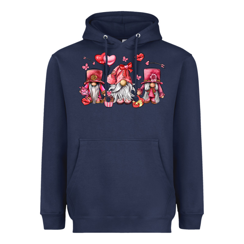 Valentine's Day Gnomes Heavyweight Hoodie by LillyAllenDesigns | Teevron