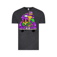 Vintage Black farm truck, mardi gras Vintage Tee - JahusDesignShop