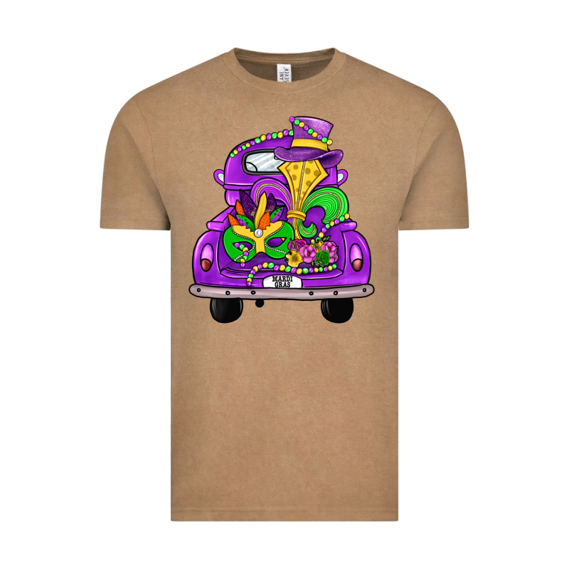 Farm Truck, Mardi Gras Vintage Tee by JahusDesignShop | Teevron
