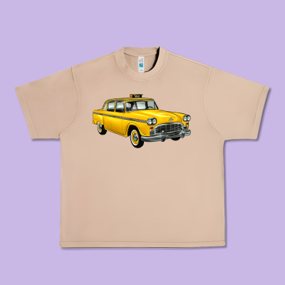 Taxi Cab Urban Heavy Tee Designed By Artiststas